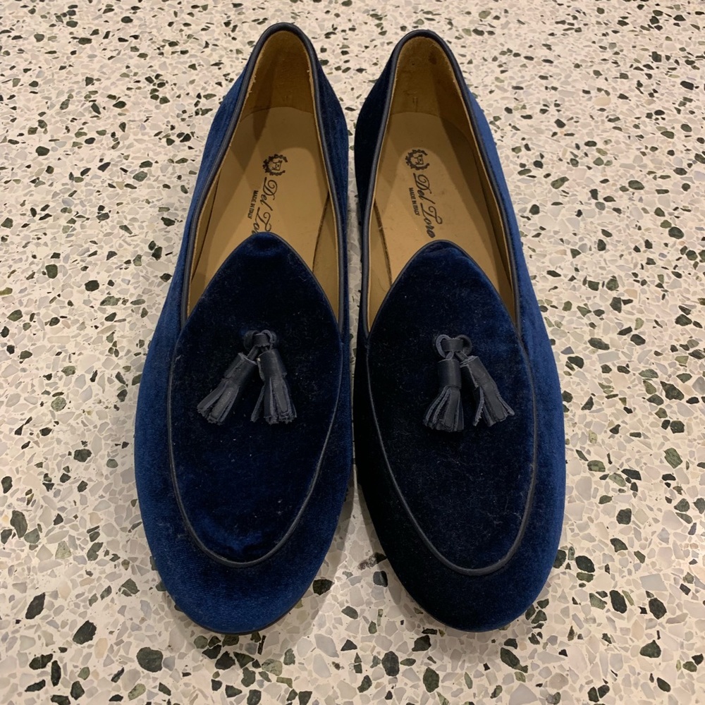 Del Toro Italian Velvet Loafers